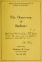 [Gutenberg 61622] • The Discovery of Radium / Address by Madame M. Curie at Vassar College